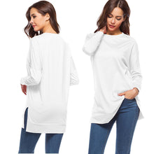 Laden Sie das Bild in den Galerie-Viewer, Lockeres Lässiges Langarm-T-Shirt Für Damen
