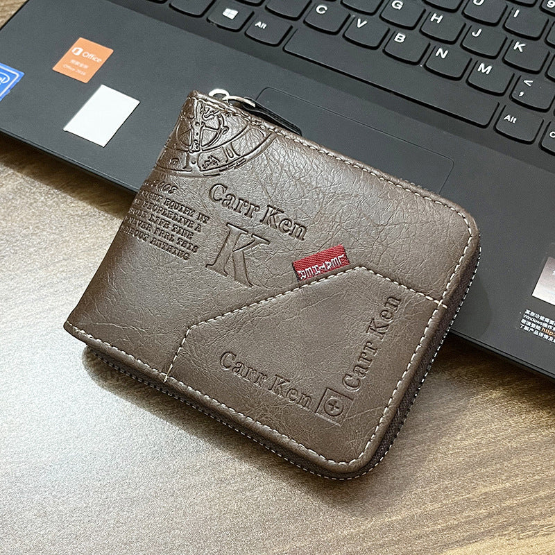 Multifunktionale Retro-Geldbörse für Herren