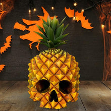 Laden Sie das Bild in den Galerie-Viewer, Kreative Ananas-Schädelverzierung aus Kunstharz