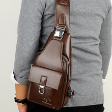 Laden Sie das Bild in den Galerie-Viewer, Herr Wiederaufladbare hochwertige Brusttasche