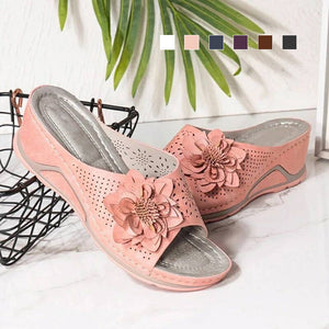 Sommerliche Blumen-Sandalen Mit Weicher Sohle