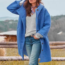 Laden Sie das Bild in den Galerie-Viewer, Damen Mantel mit Fleece Plüsch