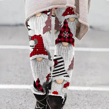 Laden Sie das Bild in den Galerie-Viewer, Weihnachtsgamaschen mit Weihnachtsmann-Druck
