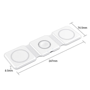 3-in-1 Faltbares Kabelloses Ladegerät