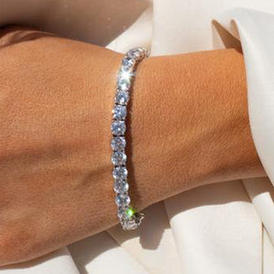 Funkelndes Moissanit-Armband