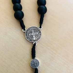 Kreuz-Rosenkranz-Halskette