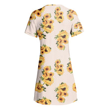 Laden Sie das Bild in den Galerie-Viewer, Damen Sommerkleid mit Print