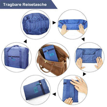 Laden Sie das Bild in den Galerie-Viewer, Faltbare Wasserdichte Reisetasche Aus Nylon Mit Großer Kapazität