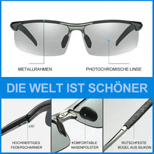 Laden Sie das Bild in den Galerie-Viewer, Selbsttönende Sonnenbrille mit blendfreien polarisierten Gläsern