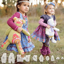 Laden Sie das Bild in den Galerie-Viewer, Linealset mit Bärenvorlage