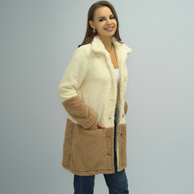 Laden Sie das Bild in den Galerie-Viewer, Doppelseitige Fleece-Oversized-Slip-Pocket-Jacke