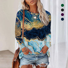 Laden Sie das Bild in den Galerie-Viewer, T-Shirt mit mehrfarbigem Aufdruck