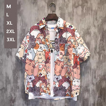 Laden Sie das Bild in den Galerie-Viewer, Glückliches Katzen-Shirt