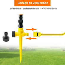 Laden Sie das Bild in den Galerie-Viewer, 360° automatisch rotierender Rasensprenger
