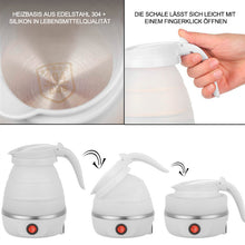 Laden Sie das Bild in den Galerie-Viewer, Tragbarer zusammenklappbarer Wasserkocher