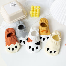 Laden Sie das Bild in den Galerie-Viewer, Damen Sommer Cartoon atmungsaktive Katzenpfotensocken