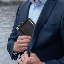 Laden Sie das Bild in den Galerie-Viewer, Herren lange Geldbörse mit Reißverschluss
