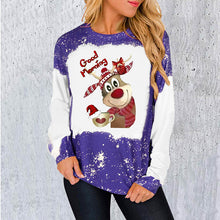 Laden Sie das Bild in den Galerie-Viewer, Weihnachten Rundhalsausschnitt Print Sweatshirt