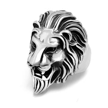 Laden Sie das Bild in den Galerie-Viewer, Modischer Herrschsüchtiger Löwenkopfring
