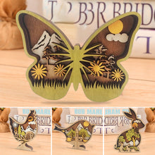 Laden Sie das Bild in den Galerie-Viewer, Ostern Tierische Dekoration aus Holz