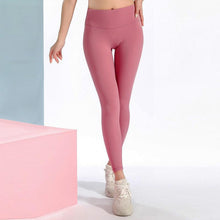 Laden Sie das Bild in den Galerie-Viewer, Eng anliegende Yogahose mit hoher Taille