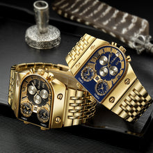 Laden Sie das Bild in den Galerie-Viewer, Leuchtquarzuhr mit mehreren Zeitzonen