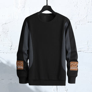 Lässiges Sport-Sweatshirt mit Rundhalsausschnitt für Herren