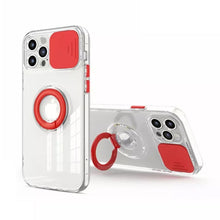 Laden Sie das Bild in den Galerie-Viewer, iPhone transparente Handyhülle mit Ring