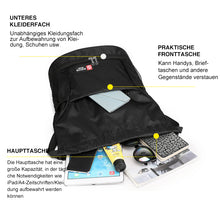 Laden Sie das Bild in den Galerie-Viewer, Sportrucksack Aus Nylon Mit Kordelzug