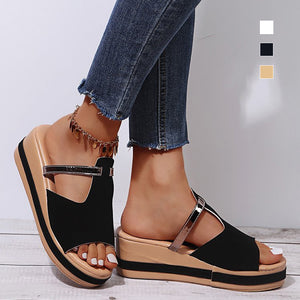 Beliebte Einfarbige Sandalen