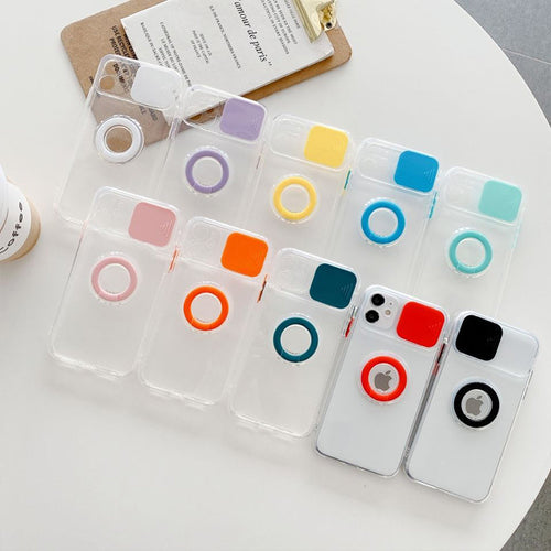 iPhone transparente Handyhülle mit Ring