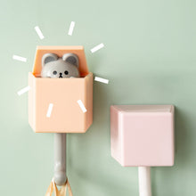 Laden Sie das Bild in den Galerie-Viewer, Niedliche Katze Schlüsselhaken Wanddekoration