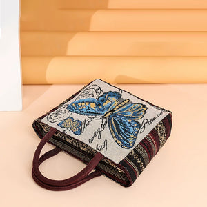 Handtasche mit Reißverschluss aus Segeltuch