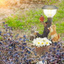 Laden Sie das Bild in den Galerie-Viewer, Katze und Hund LED-Lichtstatue