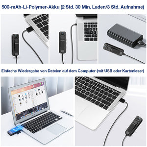 Außenbereich Tragbarer Audio- und Videorecorder