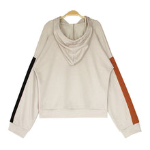 Laden Sie das Bild in den Galerie-Viewer, Damen Modischer Kapuzenpullover mit Farbblock