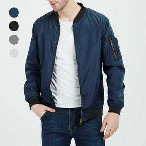 Baseball-Jacke mit Reißverschluss