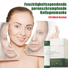 Laden Sie das Bild in den Galerie-Viewer, Feuchtigkeitsspendende porenschrumpfende Kollagenmaske