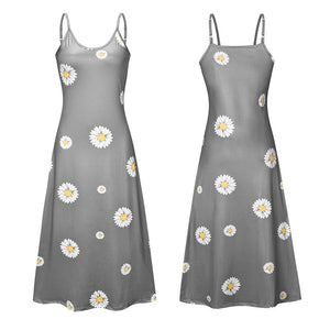 Kleid mit Gänseblümchen-Print