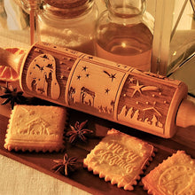 Laden Sie das Bild in den Galerie-Viewer, Nudelholz mit Christusmotiv