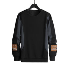 Laden Sie das Bild in den Galerie-Viewer, Lässiges Sport-Sweatshirt mit Rundhalsausschnitt für Herren