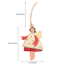 Laden Sie das Bild in den Galerie-Viewer, Weihnachtskreativer Gemalter Engelsdekorationsanhänger