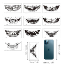 Laden Sie das Bild in den Galerie-Viewer, Halloween Streich lustiger temporärer Tattoo-Aufkleber