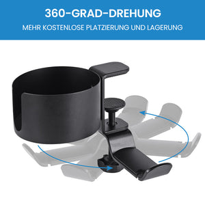 2-in-1 universeller Getränkehalter für den Schreibtisch