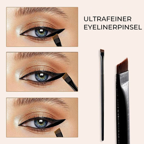 Abgewinkelter Lidstrich Augenbrauenpinsel