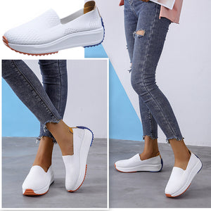 Damen Frühling und Herbst bequeme Freizeitschuhe