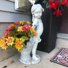 Laden Sie das Bild in den Galerie-Viewer, Kreative Gartenmädchen-Statue