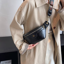 Laden Sie das Bild in den Galerie-Viewer, Gürteltasche im koreanischen Stil mit karierten Nähten