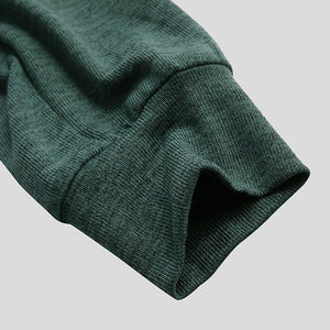 Langärmliger Strickpullover mit Rollkragen