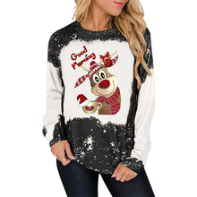 Laden Sie das Bild in den Galerie-Viewer, Weihnachten Rundhalsausschnitt Print Sweatshirt